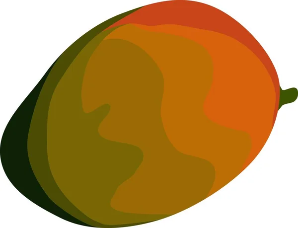 Mangó Gyümölcstermő Növényvektor — Stock Vector