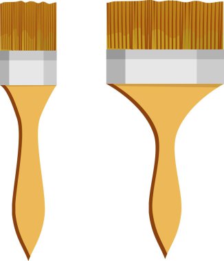 Boya Fırçası Çalışma Aracı Vektörü