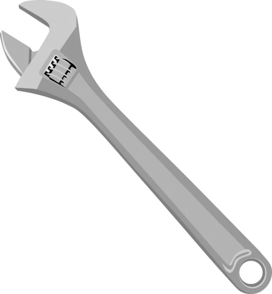 Wrench Mechanic Tool Vector — Stock Vector