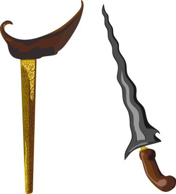Keris Cava Geleneksel Endonezya Silahı