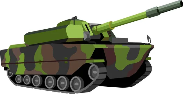 Tanque Armas Militares Vetor Armas — Vetor de Stock