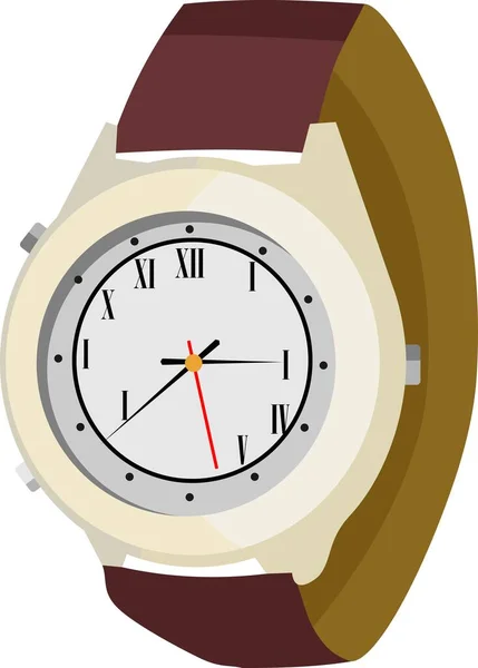 Hand Watch Time Fashion Vector — Stock Vector