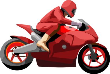 Motor Yarış Spor Eylem Vektörü