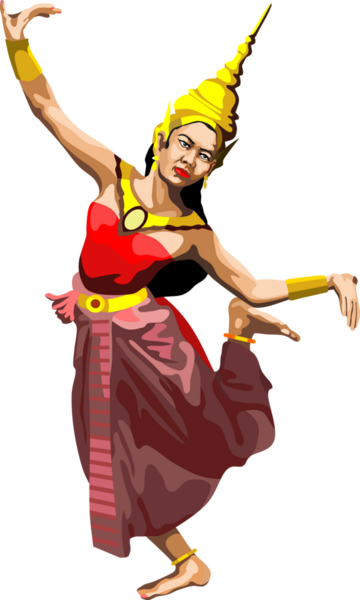 Tayland Geleneksel Dansçı Kız