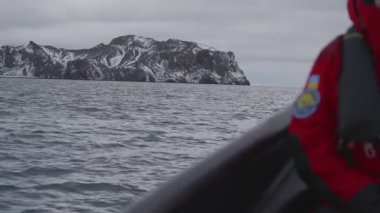 4k Video. Aldatma Adası. Antarktika. Volkanik. Etkin olmayan volkan