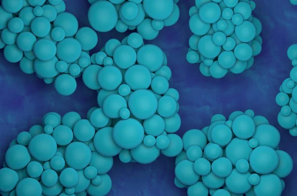 Medikal Süper Emici Polimerler Kümesi Sap Illüstrasyon Üst Görünümü — Stok fotoğraf