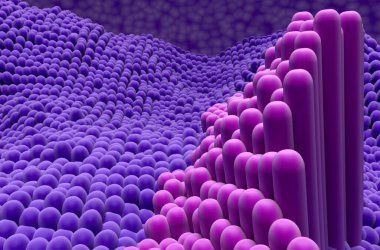 İnsan vücudundaki tendon yapısı - 3 boyutlu illüstrasyon yakın görünüm