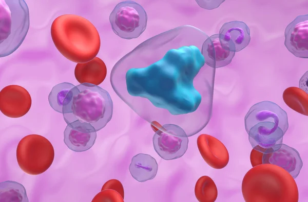 Молекула Кодеина Кровотоке Изображение Крупным Планом Иллюстрация — стоковое фото
