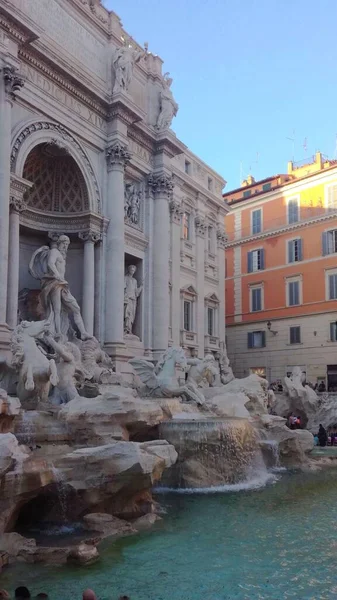 trevi Fountain Roma, İtalya 'da