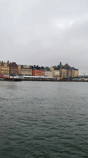 İsveç 'teki Stockholm şehri manzarası
