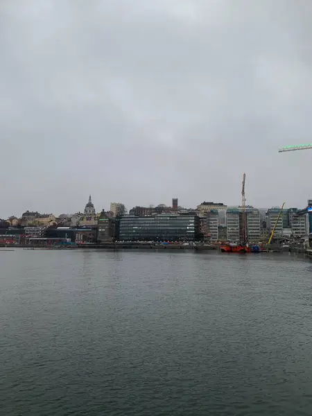 İsveç 'teki Stockholm şehri manzarası