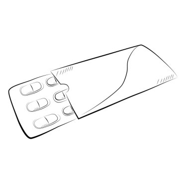 Basit bir çizim üst görünümü, striptiz kulübüne 2 hap.