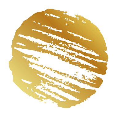 El çizimi vektör çizimi çerçeve karalaması, altın sarısı,