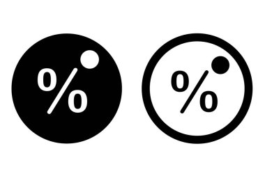2 basit vektör daire etiketi yüzdesini ayarla 