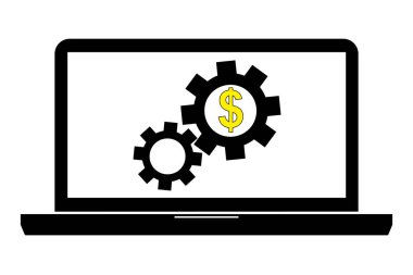 Basit vektör internet üzerinden kazanç sağlar