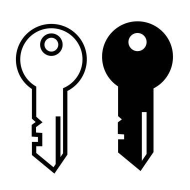 Basit 2 vektör simgesi, beyaz üzerine izole edilmiş