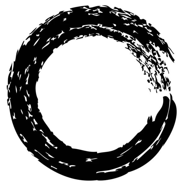 ブラック クレヨンのベクトル シンプルなフレーム — ストックベクタ