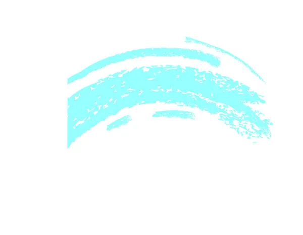 Einfache Quadratische Hintergrund Hand Zeichnen Vektor Kreide Skizzenrahmen Grün Blau — Stockvektor