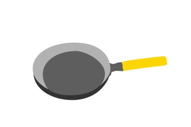 Basit düz vektör renk tavası, beyaz üzerine izole edilmiş