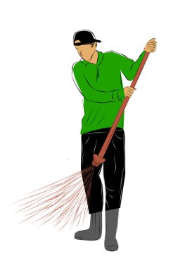 Park ya da yol yok, yüz temizleyici yok, basit bir el çizimi, beyaz üzerine izole edilmiş.