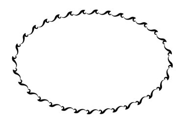 Çiçek Sınırı - Oval 02A