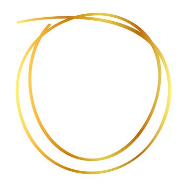Çerçeve - Çoklu Satır - Skeç - Altın - 01 03B