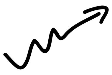 ok, basit vektör el çizim karalaması