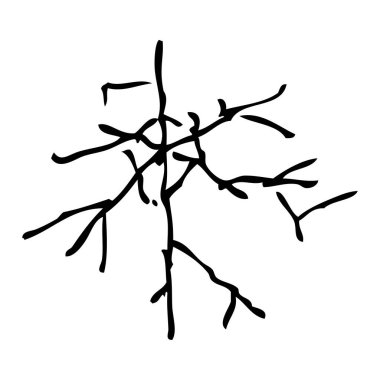 taş, basit vektör el çizim karalama, beyaz üzerine izole