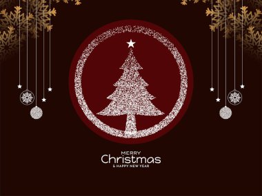 Mutlu Noel festivali arka plan tasarım vektörü