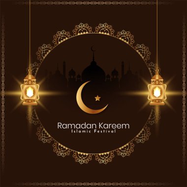 Ramazan Kareem İslami festivali. Arka plan harika.
