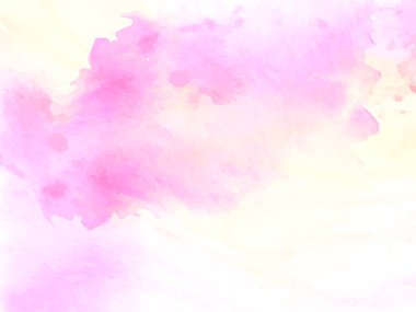 Dekoratif yumuşak renkli pembe suluboya doku tasarım arka plan vektörü