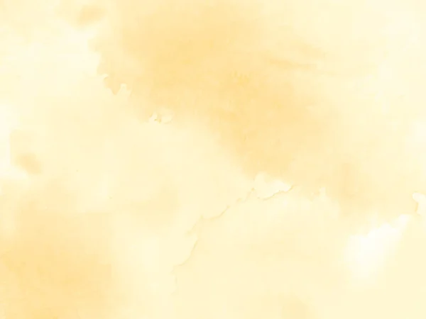 Absztrakt Puha Sárga Akvarell Textúra Tervezés Háttér Vektor — Stock Vector