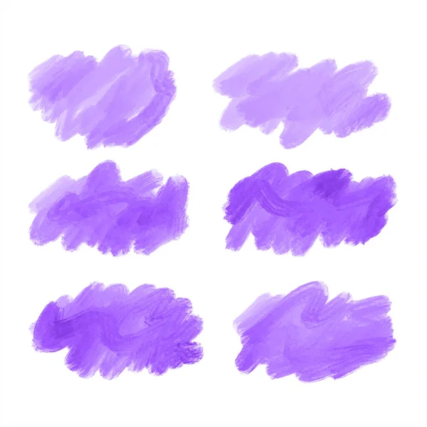 Акварельная Фиолетовая Кисть — стоковый вектор