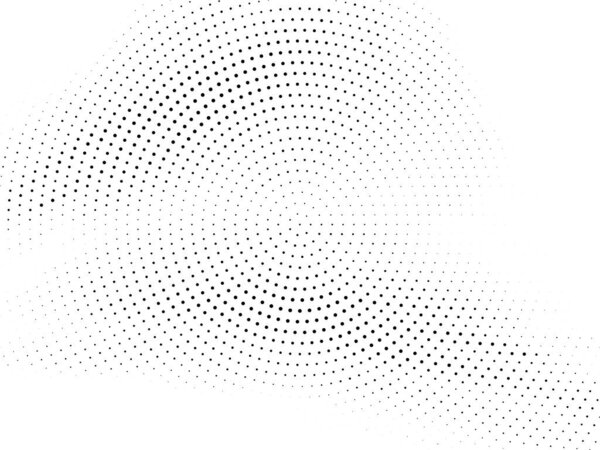 Абстрактный круглый полутоновый дизайн
