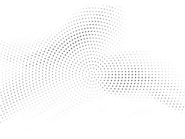 Abstract Modern Circular Halftone Design Background Vector — Stock Vector