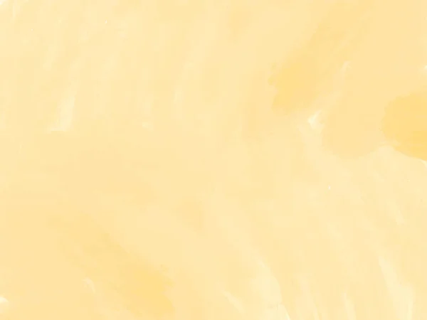 水彩刷笔划设计软黄色背景矢量 — 图库矢量图片