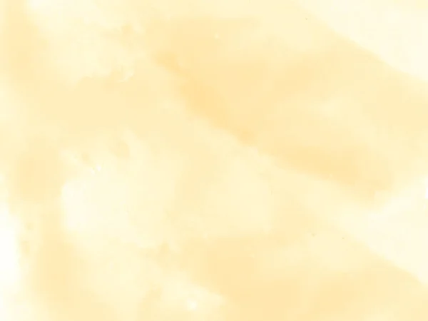 柔らかい黄色の水彩ブラシストロークテクスチャエレガントな背景ベクトル — ストックベクタ