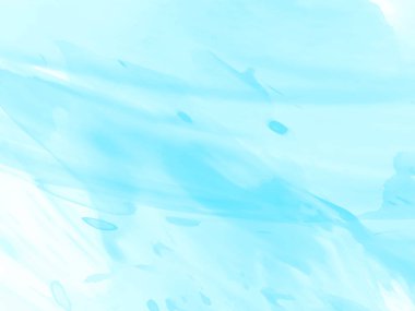 Yumuşak mavi renk suluboya arkaplan vektörü