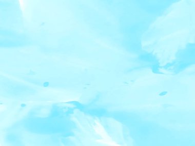 Yumuşak mavi renk suluboya arkaplan vektörü