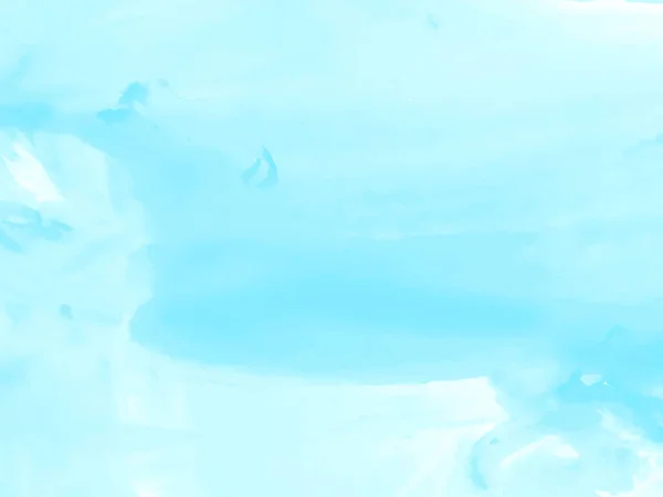 柔らかい青の水彩テクスチャの背景ベクトル — ストックベクタ