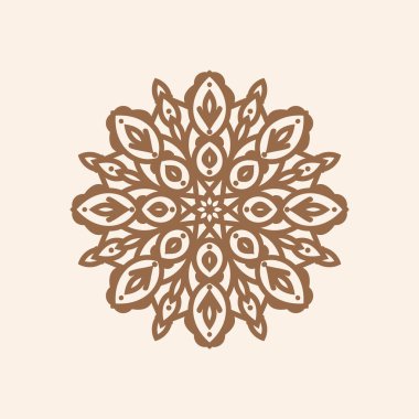 Güzel zarif mandala tasarım dekoratif arka plan vektörü