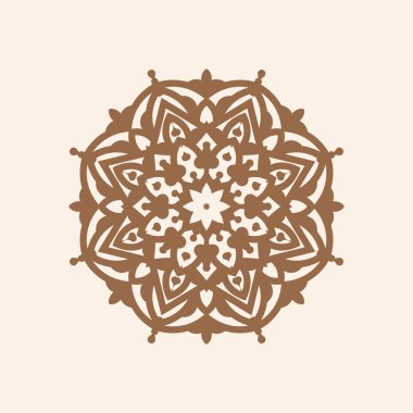 Güzel zarif mandala tasarım dekoratif arka plan vektörü