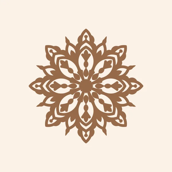 Krásná Elegantní Mandala Design Dekorativní Pozadí Vektor — Stockový vektor