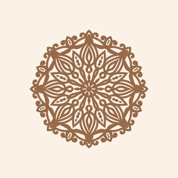 Этнический Элегантный Вектор Дизайна Мандалы — стоковый вектор