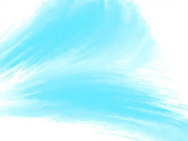 现代蓝色水彩刷笔划装饰背景矢量 — 图库矢量图片