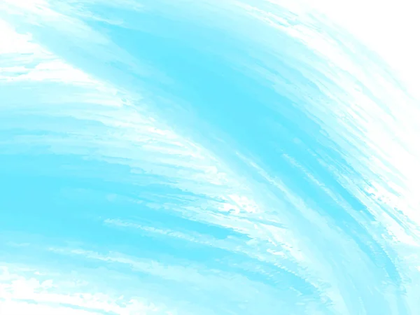 アブストラクトブルー水彩ブラシストロークの背景ベクトル — ストックベクタ