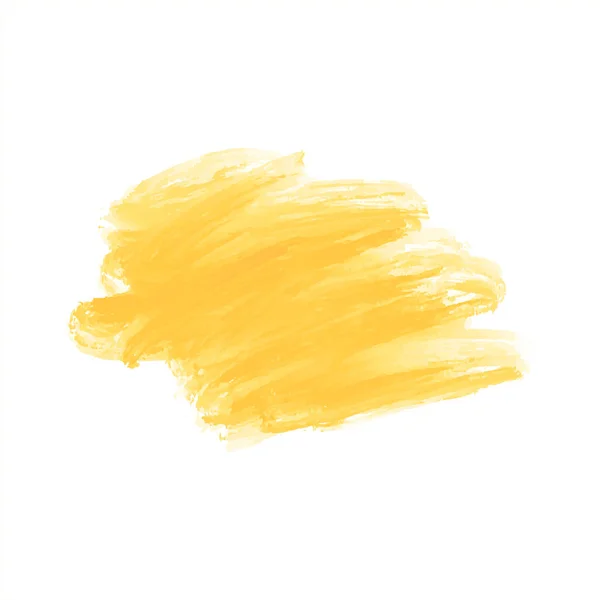 Moderni Keltainen Akvarelli Harja Aivohalvaus Koriste Suunnittelu Vektori — vektorikuva