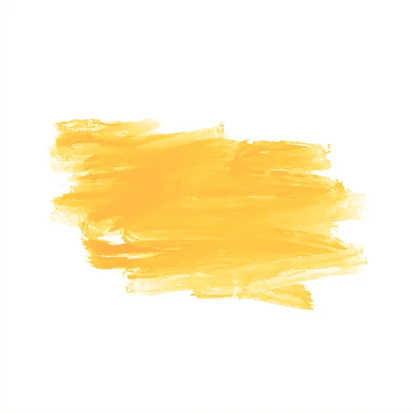 Abstrato Amarelo Aquarela Pincel Traço Projeto Fundo Vetor —  Vetores de Stock