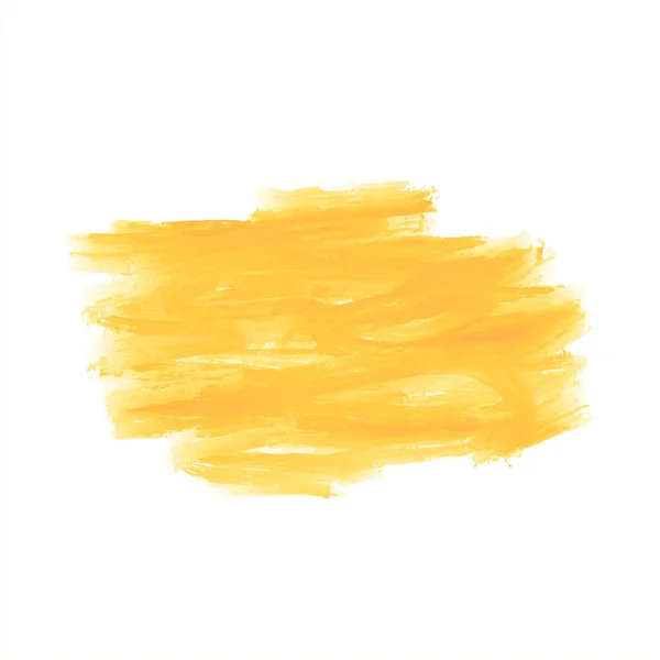 Abstraktní Žlutá Akvarel Tahy Štětcem Design Pozadí Vektor — Stockový vektor