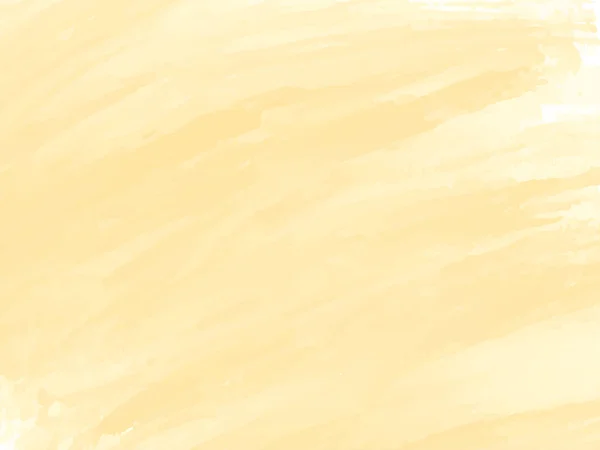 要旨黄色の水彩ブラシストロークデザインの背景ベクトル — ストックベクタ